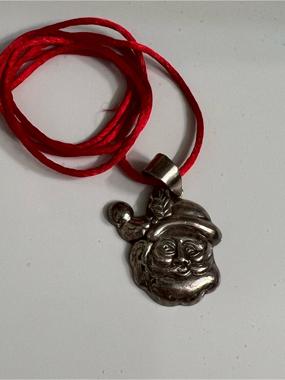 Santa Pendant 925 Sterling Silver